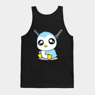 Penguin Samurai Warrior Tank Top